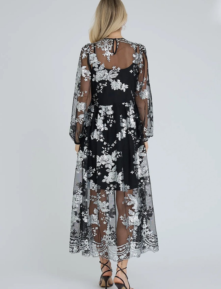 A-View - Estelle dress - evening dresses - black/silver - 3