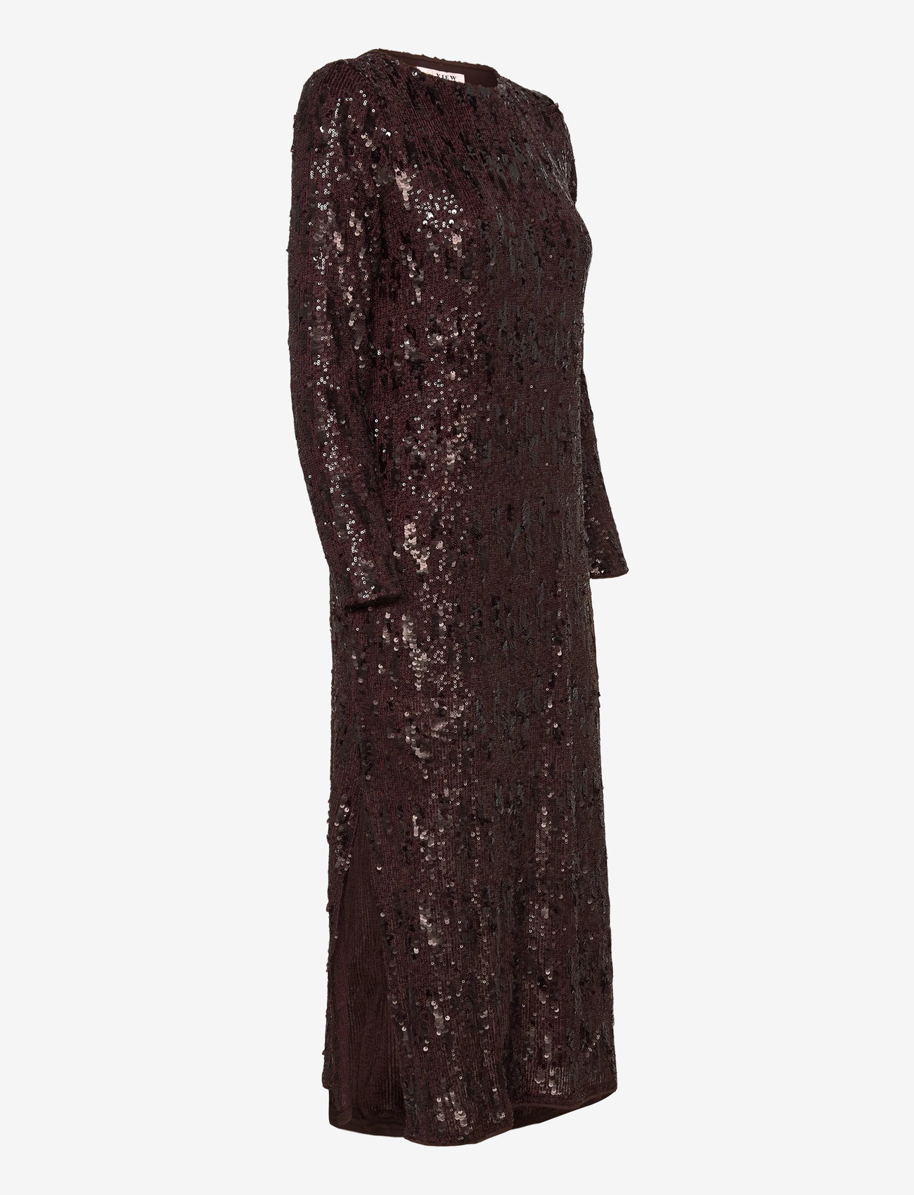 A-View - Valerie dress - paillettenkleider - dark brown - 2