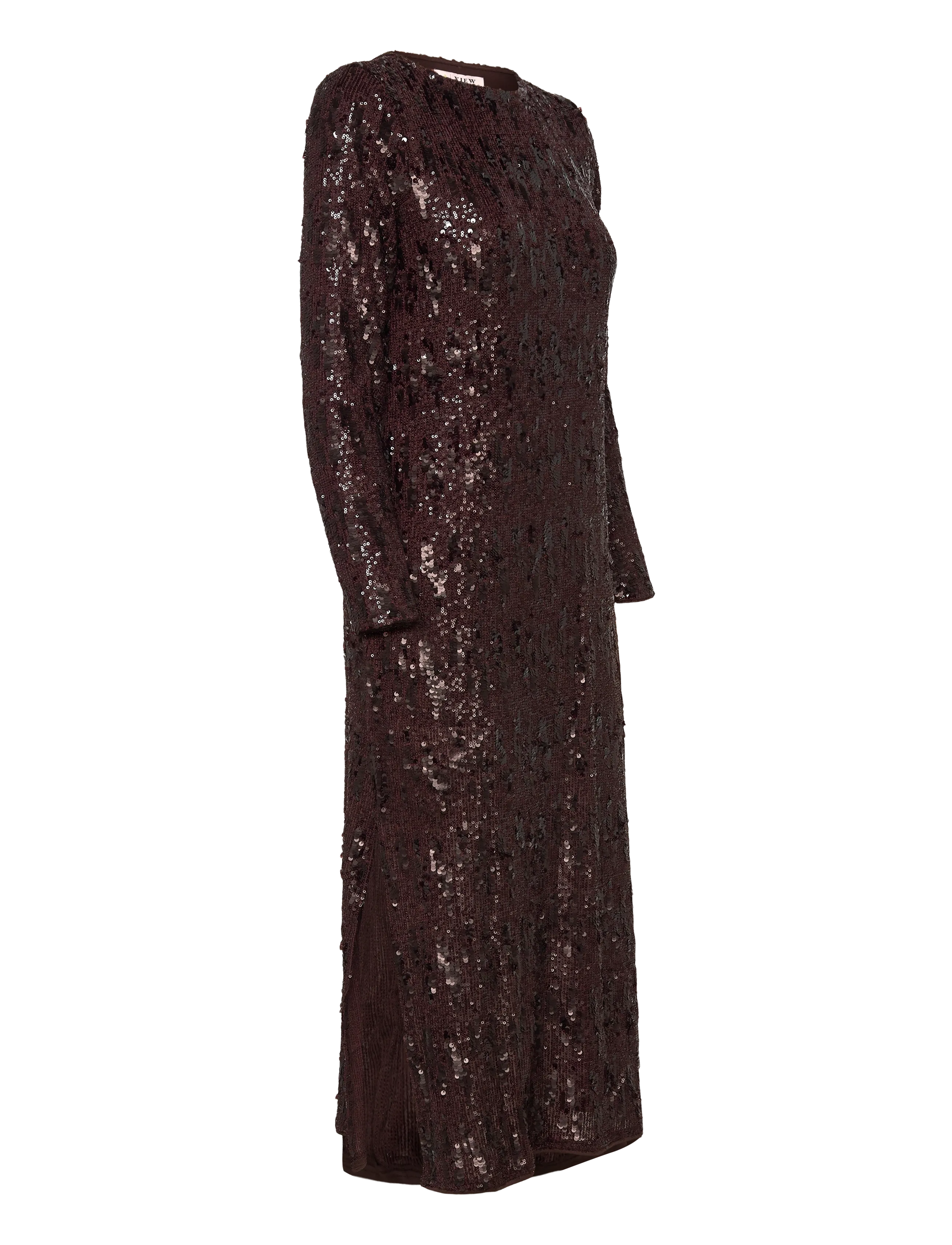 A-View - Valerie dress - paljettimekot - dark brown - 2