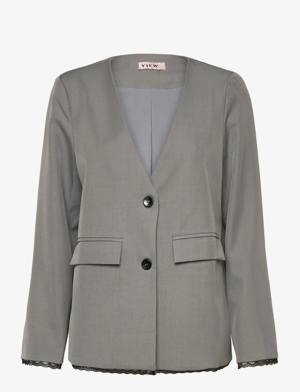 A-View - Dupont blazer - einreihige blazer - medium grey melange - 0