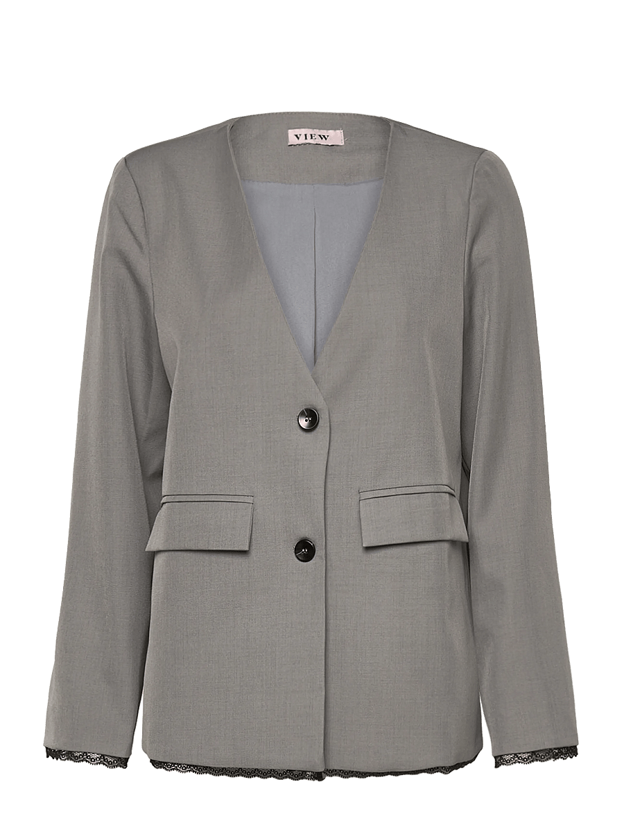A-View - Dupont blazer - einreihige blazer - medium grey melange - 0