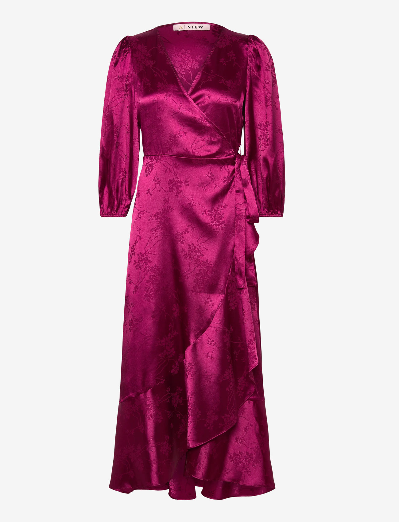 A-View - Camino dress - cabernet - 0