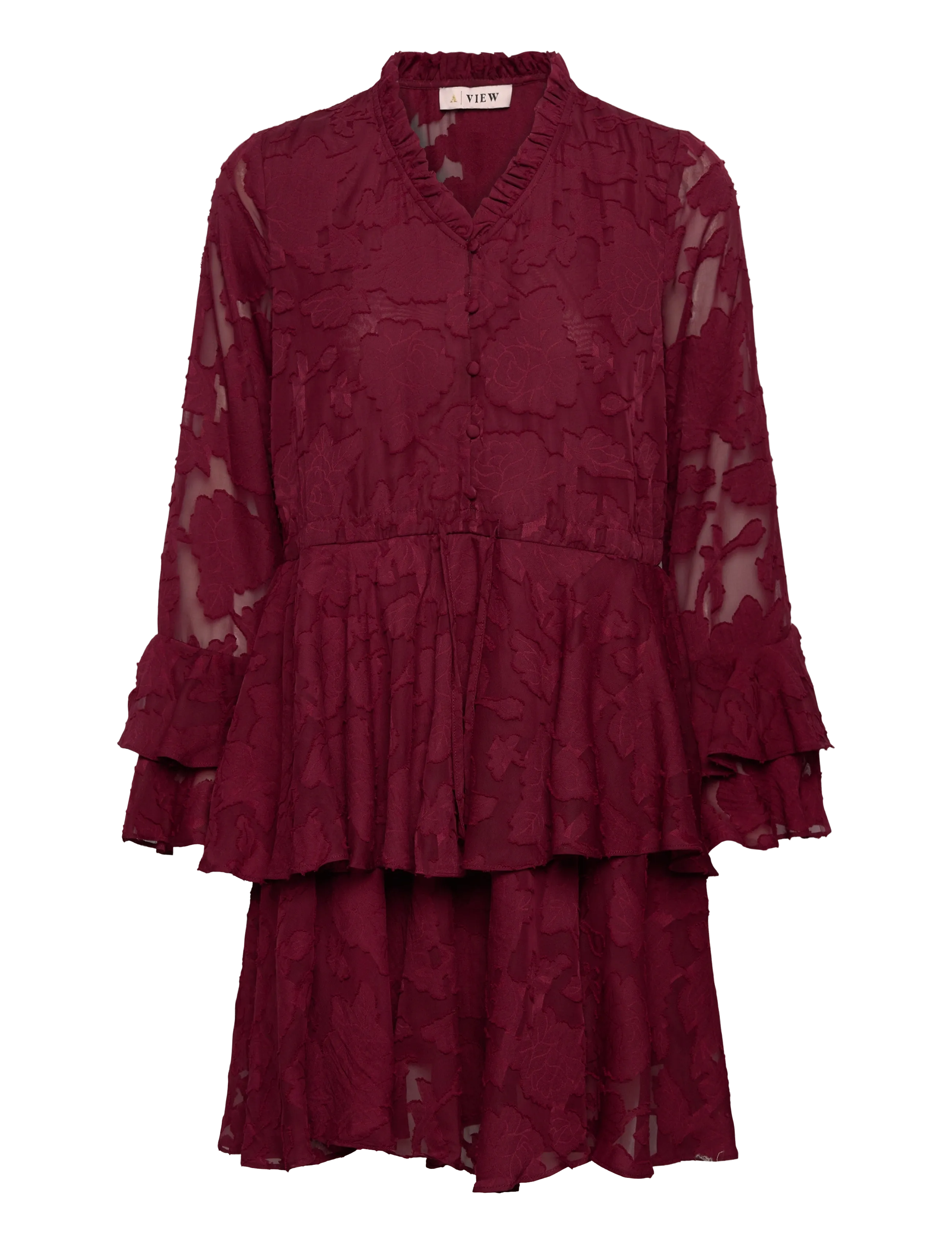 A-View Floretta Dress, 34, Dresses, Burgunderrot - Short Frauen