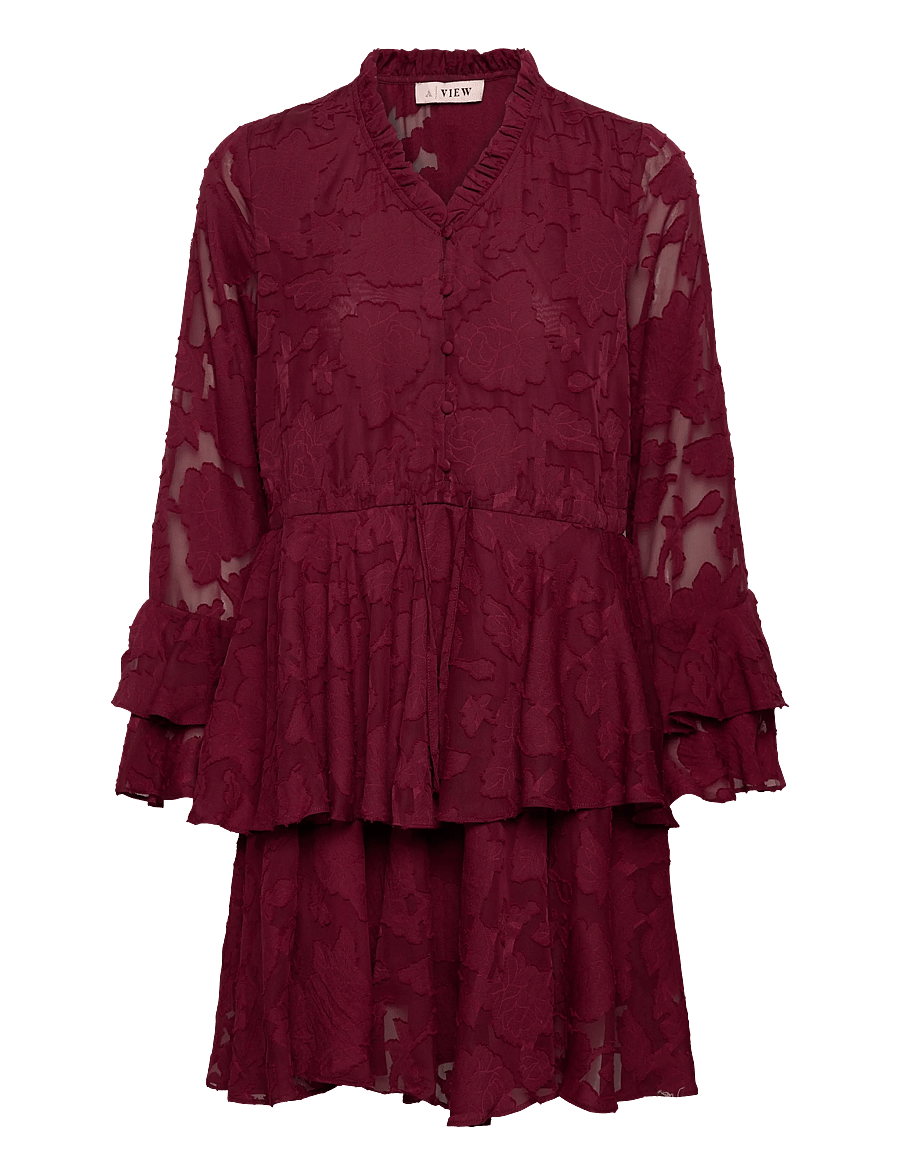 A-View - Floretta dress - cocktailkleider - cabernet - 0