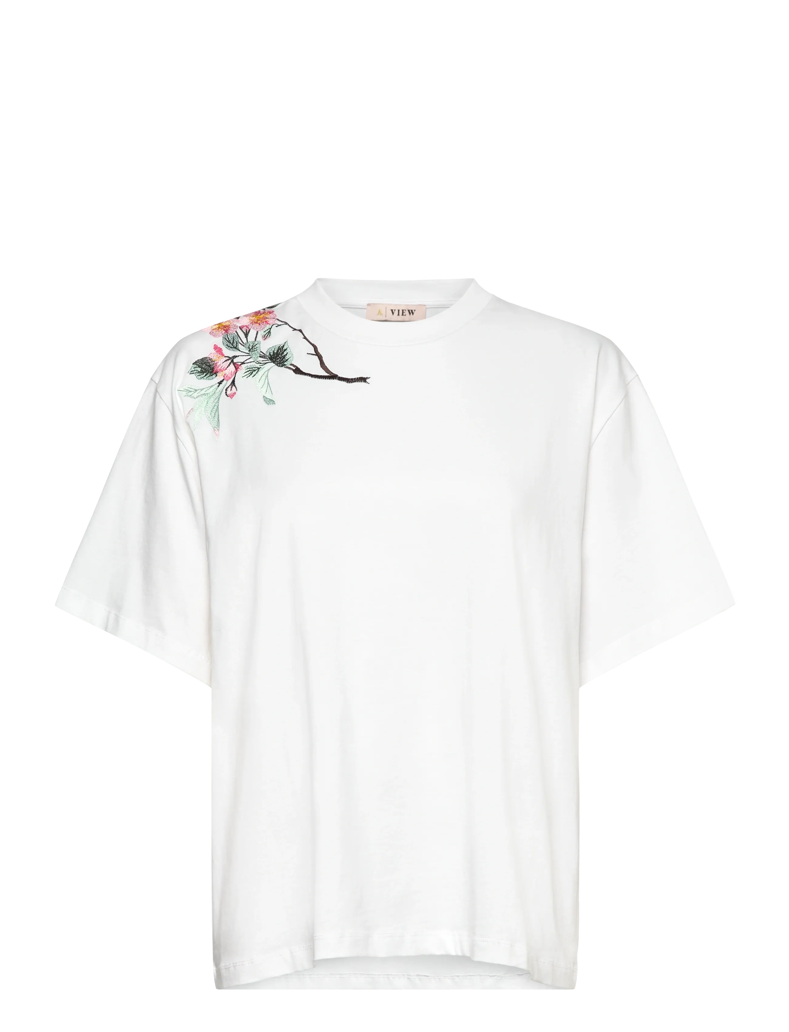 A-VIEW Best Flowertee Weiß - 36 - Damen