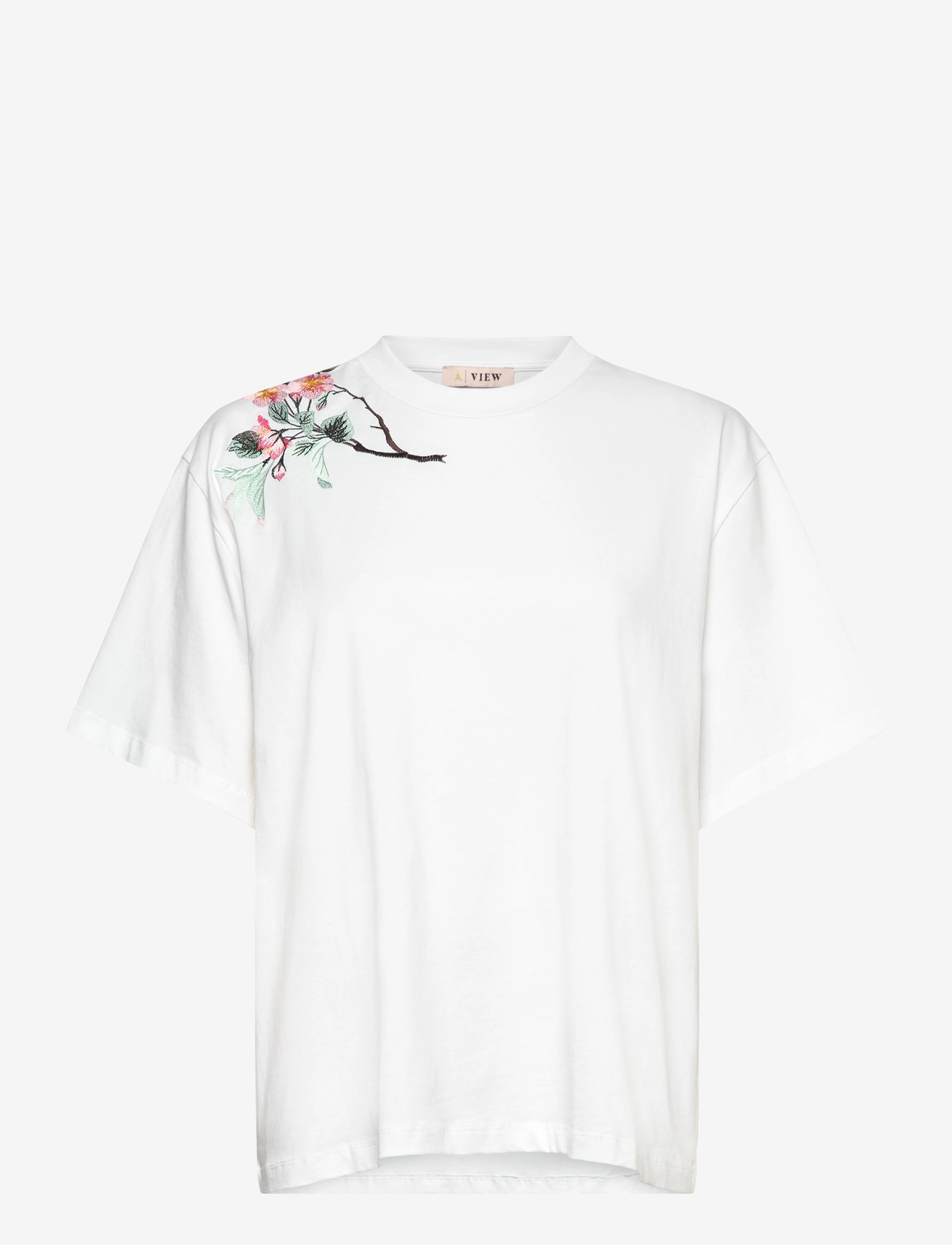 A-View - Best FlowerTee - herbstliche kleidung - white - 0