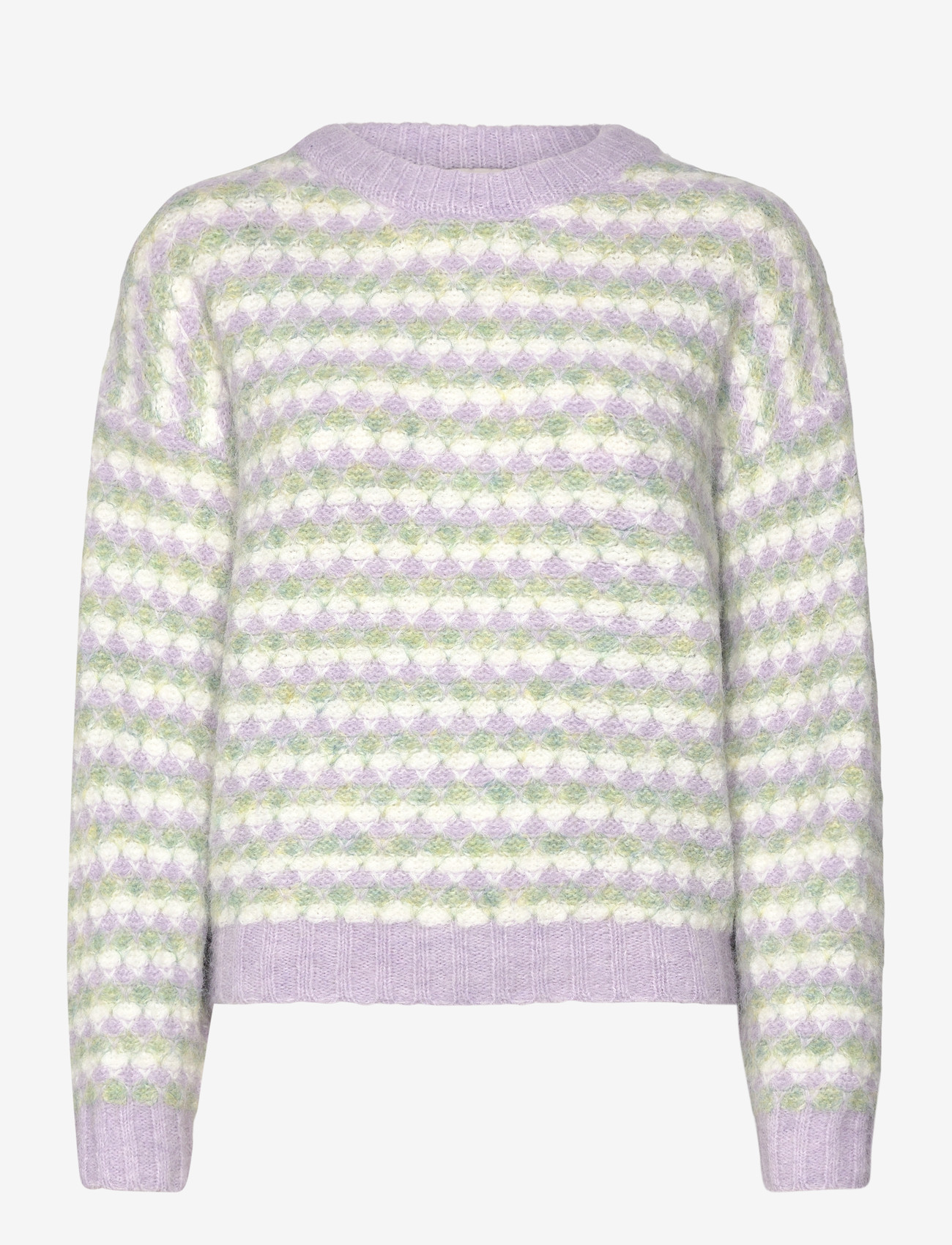 A-View - Sassi knit pullover - herbstliche kleidung - green/purple - 0