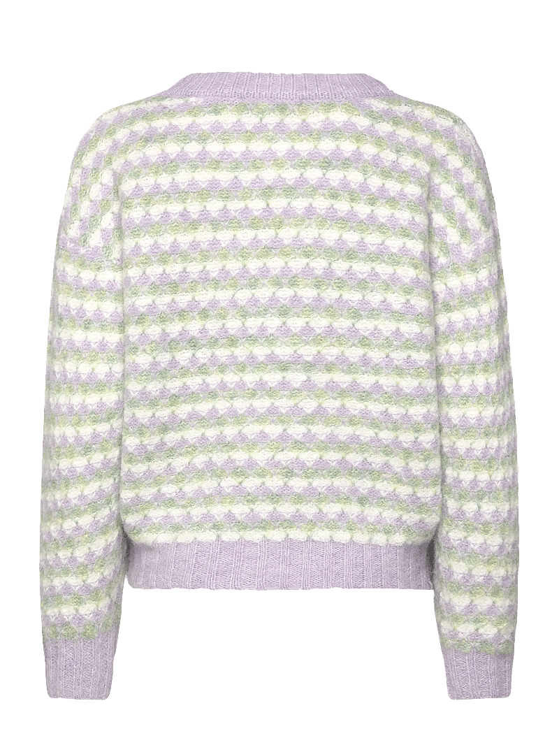A-View - Sassi knit pullover - pullover - green/purple - 1