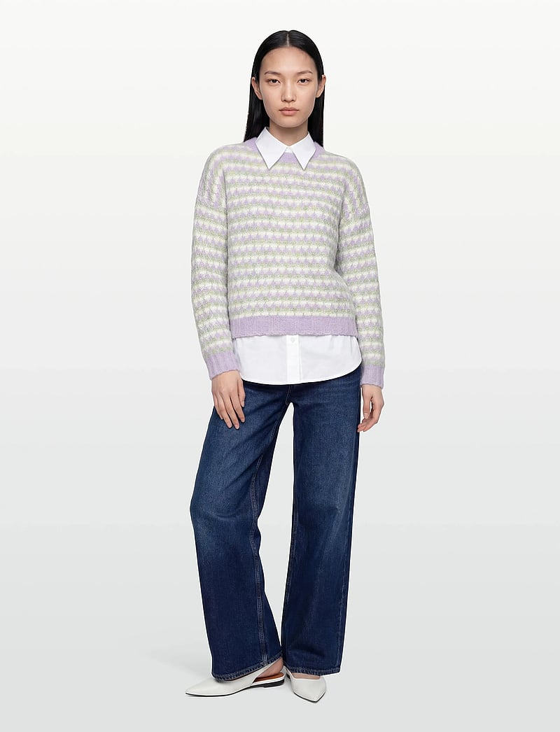 A-View - Sassi knit pullover - pullover - green/purple - 0