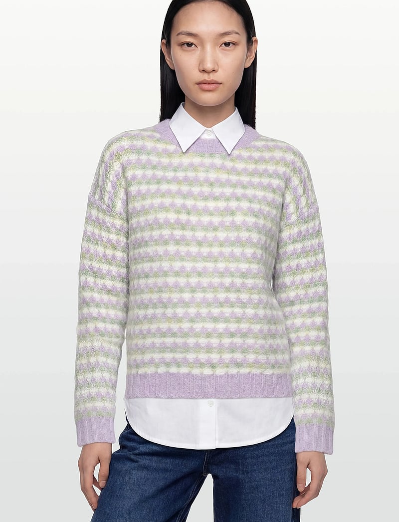 A-View - Sassi knit pullover - pullover - green/purple - 3