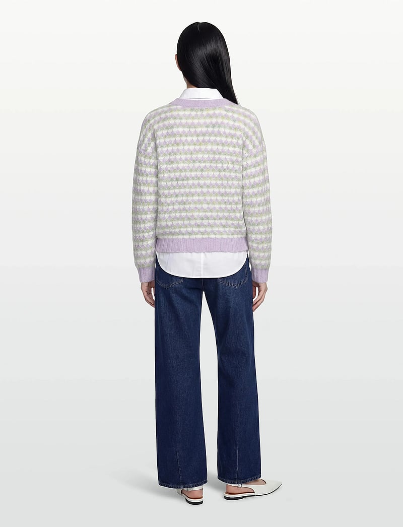 A-View - Sassi knit pullover - pullover - green/purple - 4