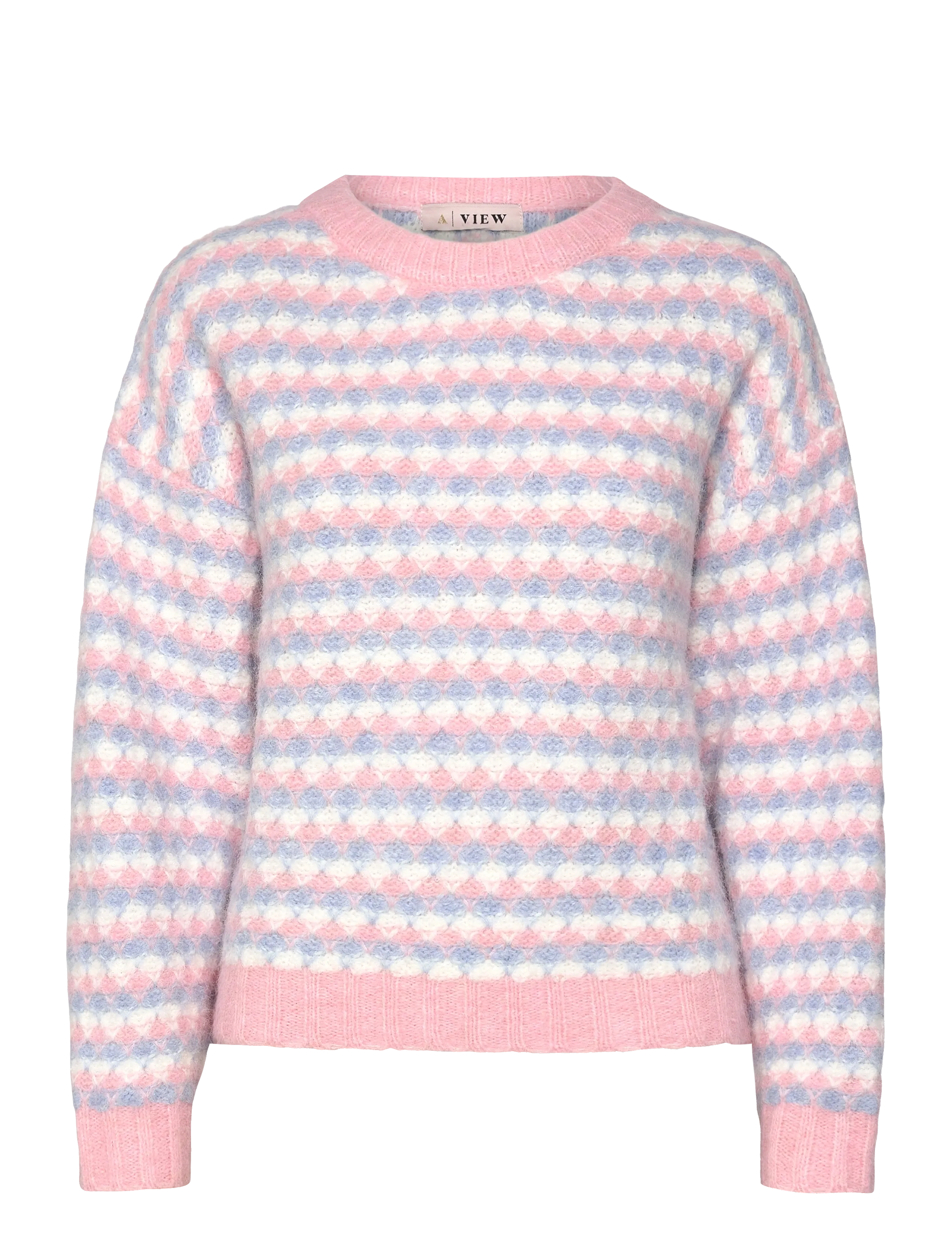 A-View Sassi knit pullover - Pullover - ROSE/BLUE / pink/rose