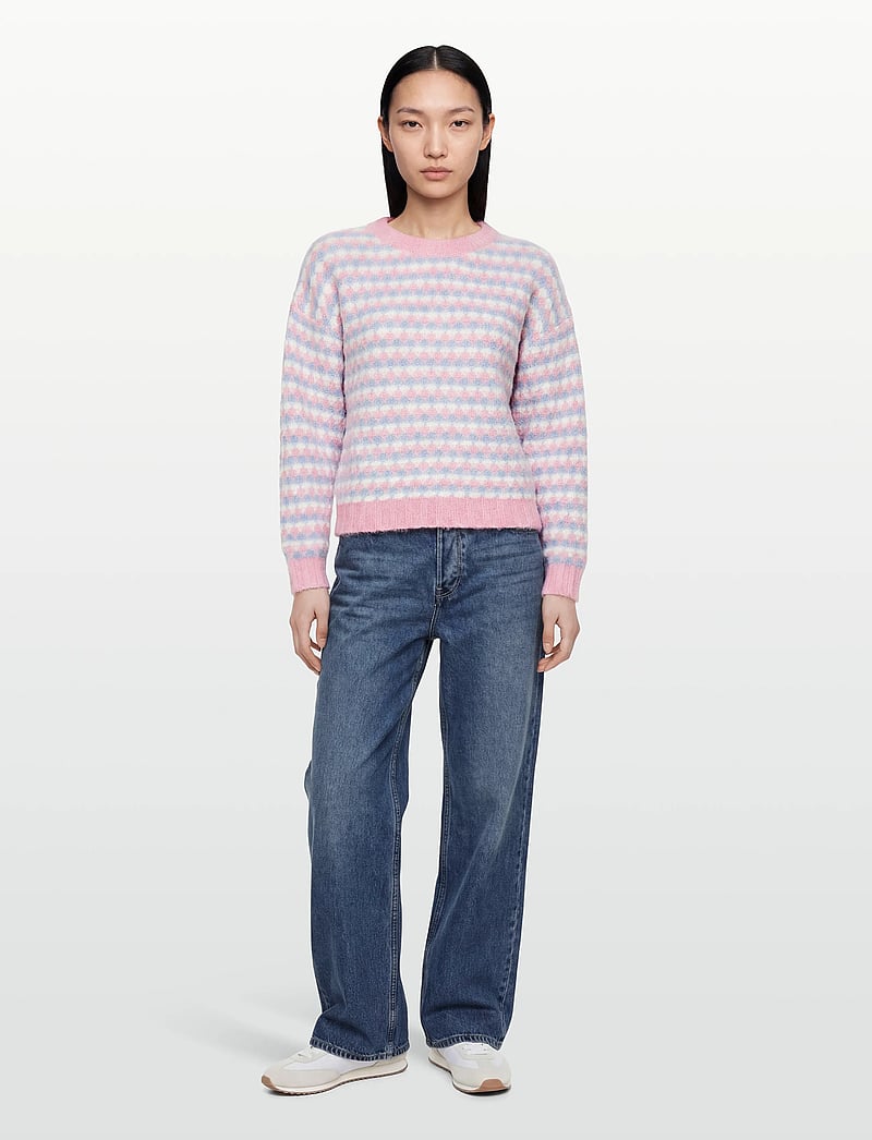 A-View - Sassi knit pullover - pullover - rose/blue - 0