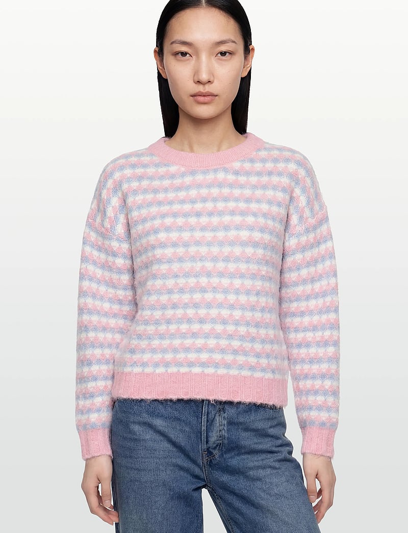 A-View - Sassi knit pullover - pullover - rose/blue - 3