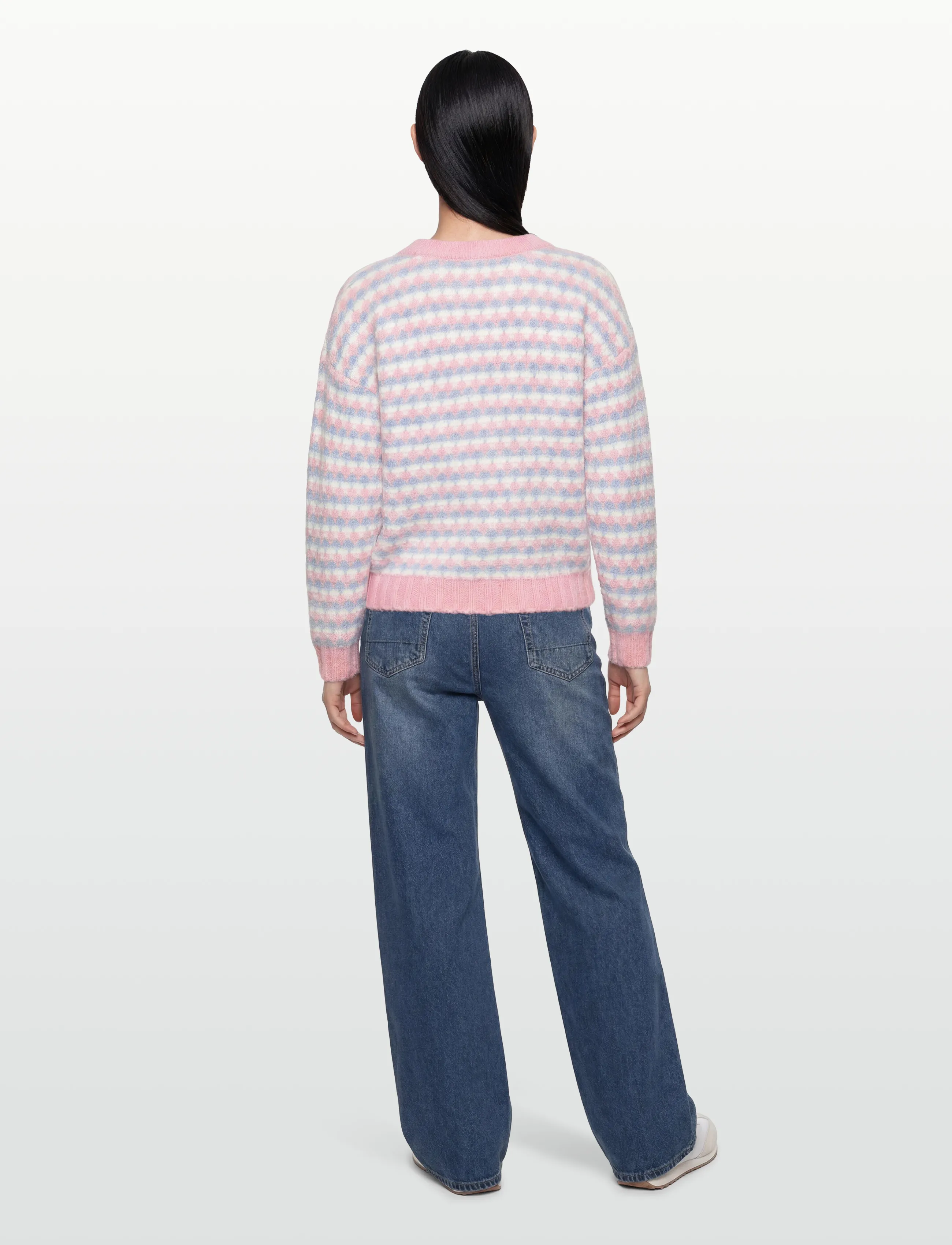 A-View - Sassi knit pullover - pullover - rose/blue - 4