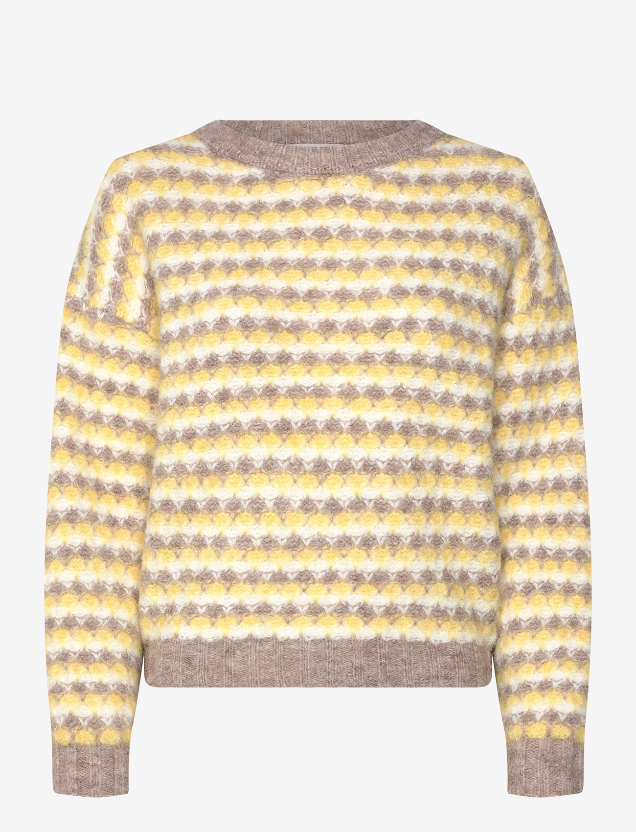 A-View - Sassi knit pullover - herbstliche kleidung - sand/yellow - 0
