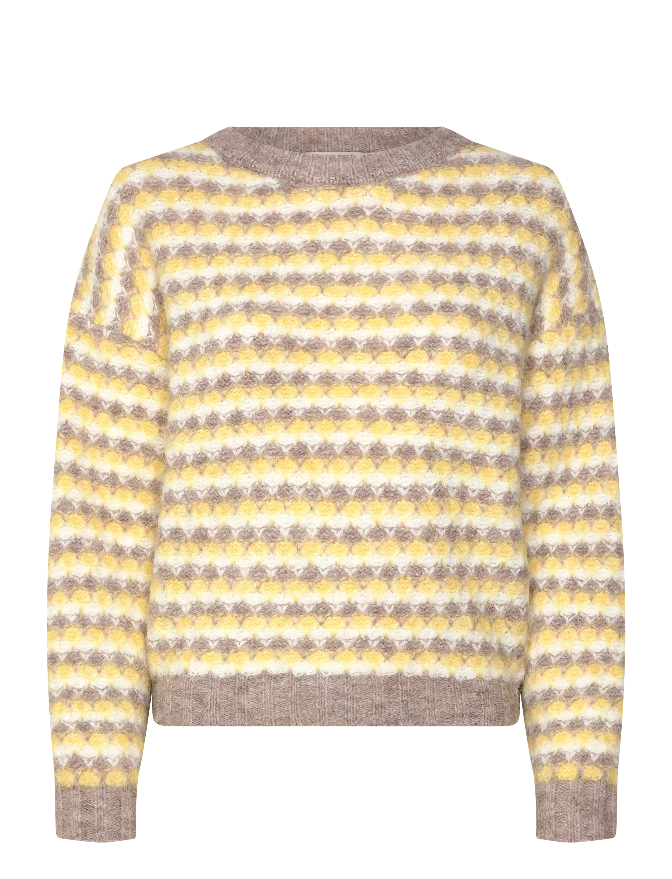 Sassi knit pullover - SAND/YELLOW