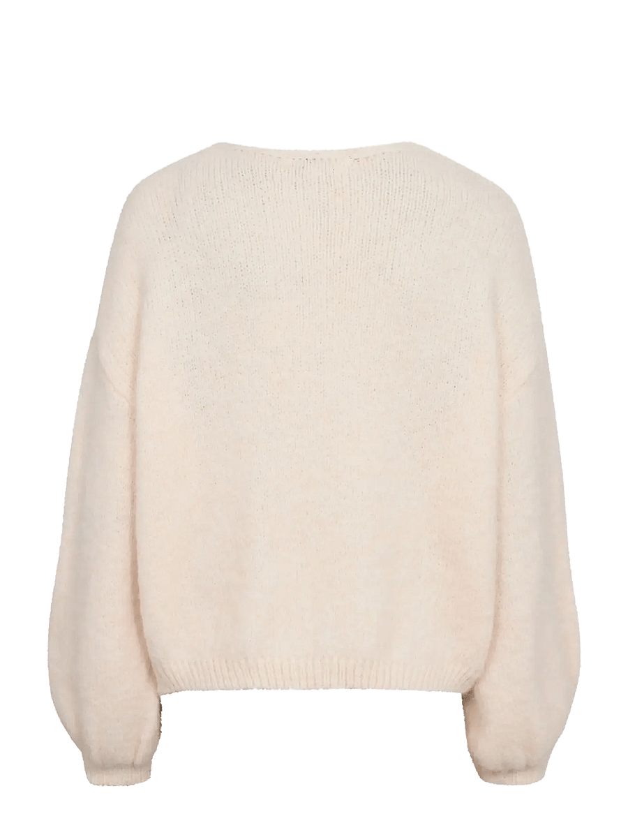 A-View - Inge V-neck knit - stickade tröjor - off white - 2