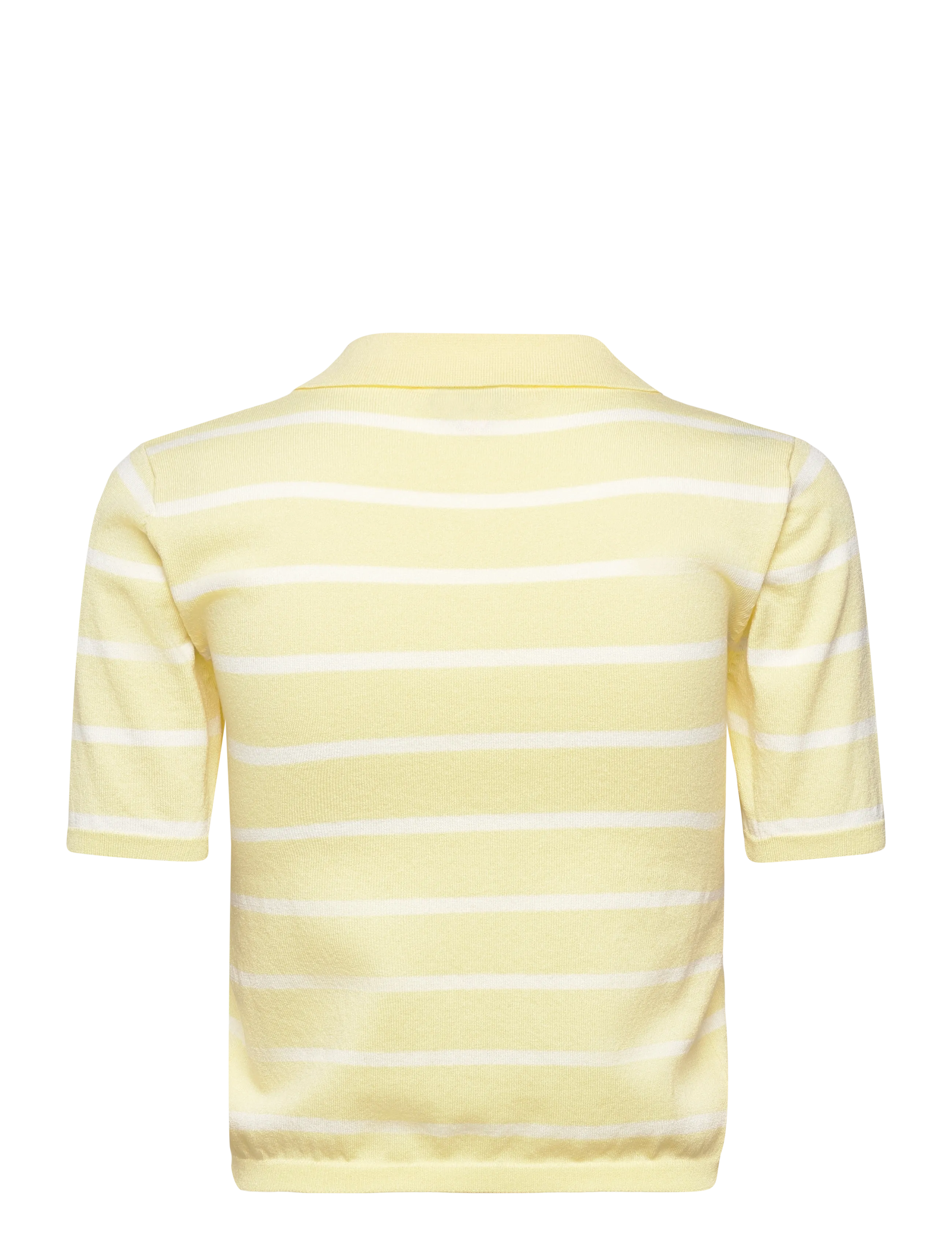 A-View - Elo knit polo - polosärgid - yellow/white - 2