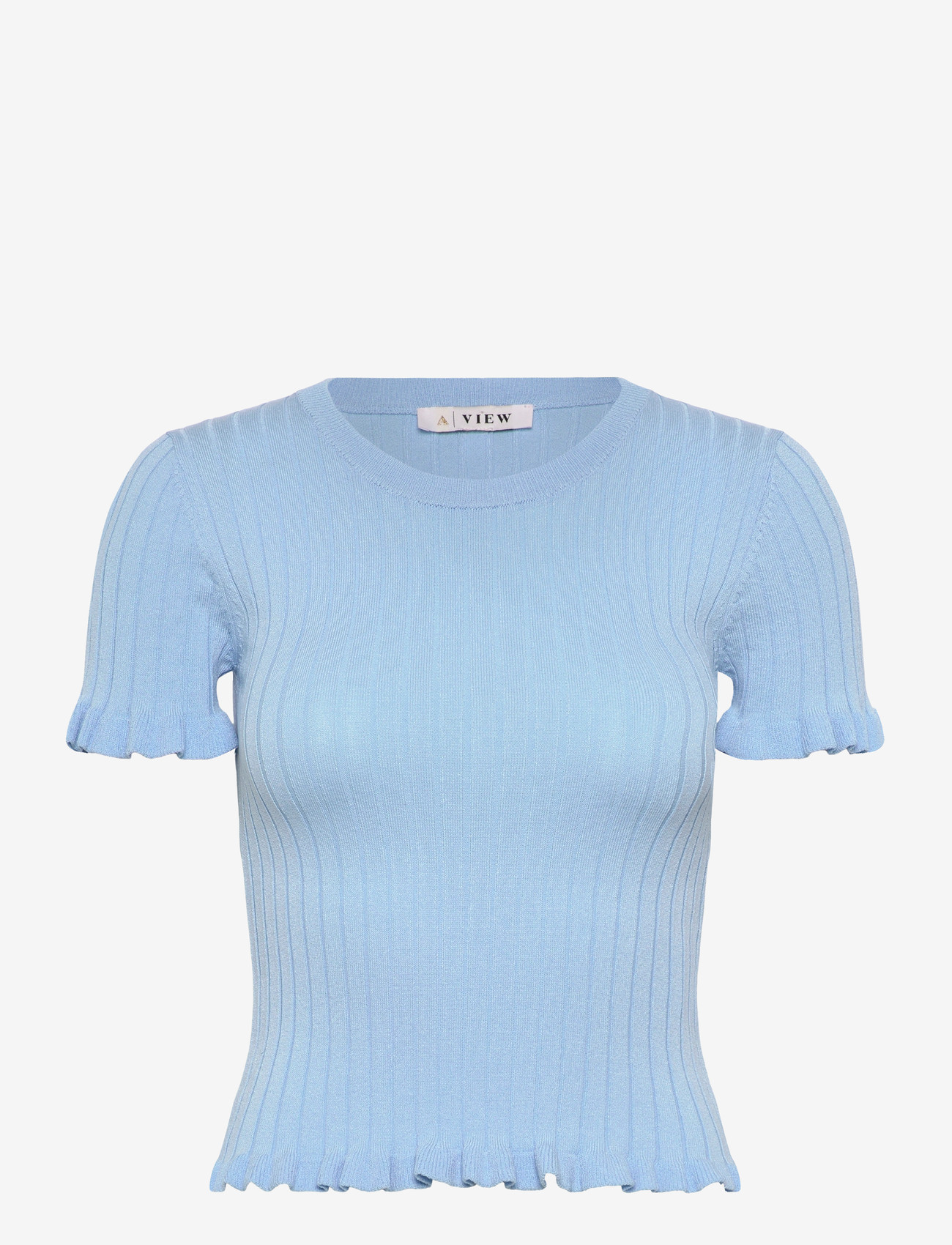 A-View - Fabi knit top - poloer - light blue - 0