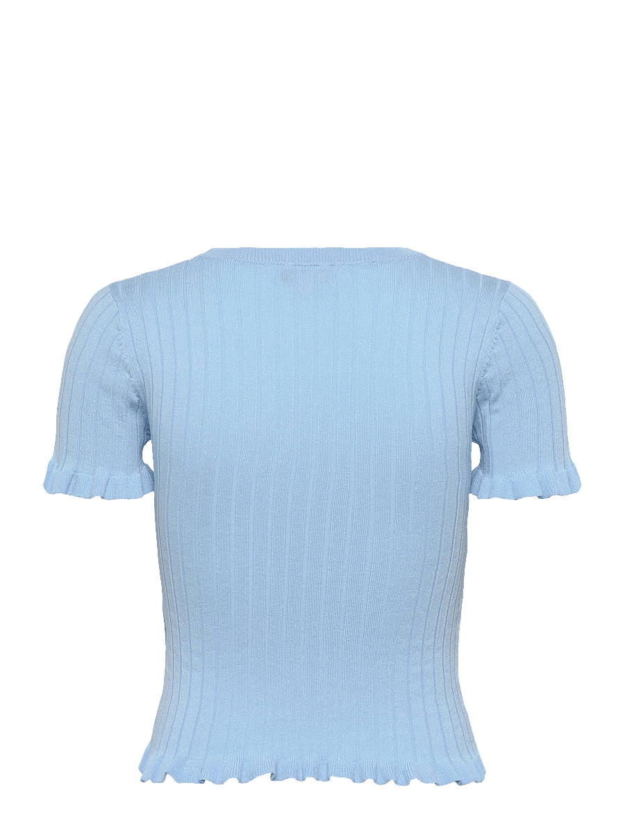A-View - Fabi knit top - poloshirts - light blue - 2