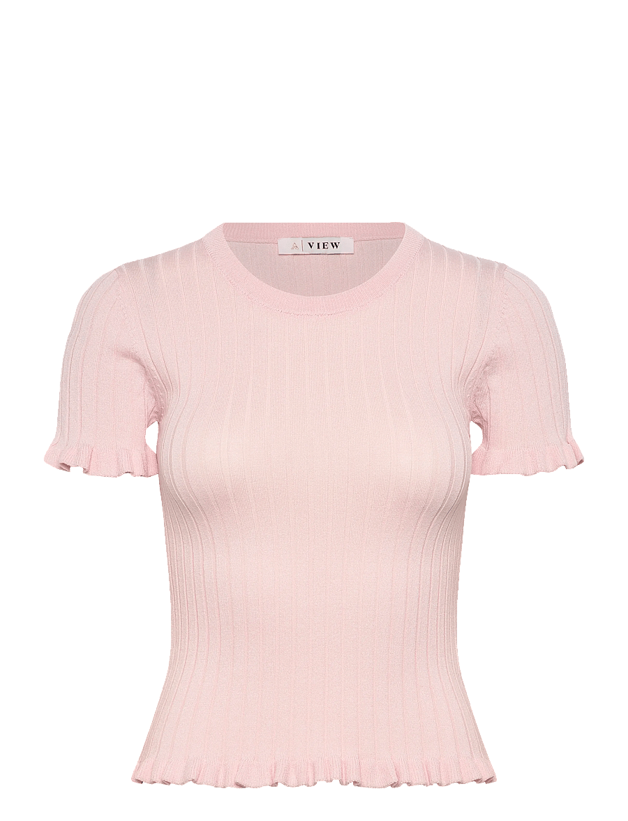 A-View - Fabi knit top - poloer - rose - 1