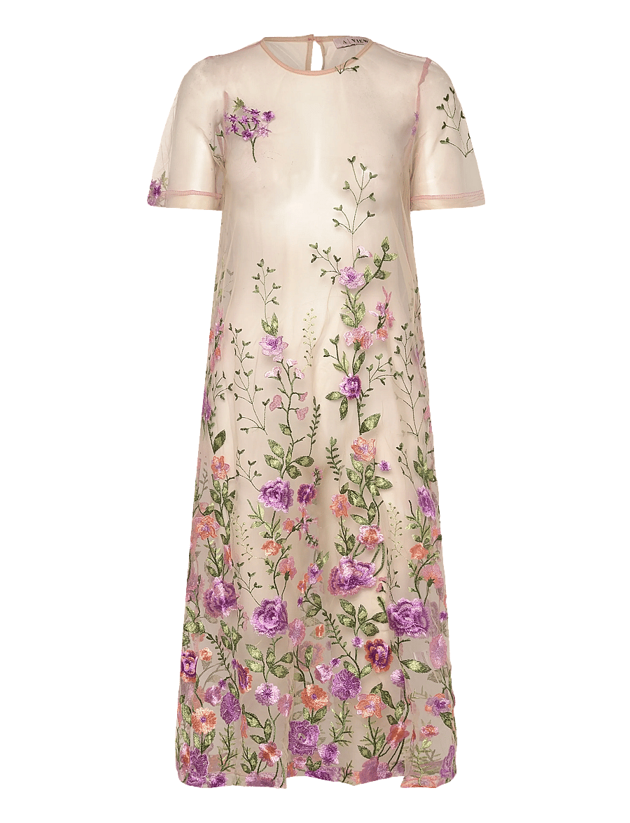 A-View - Fuschia midi dress - sommerkleider - 180 green/purple - 1