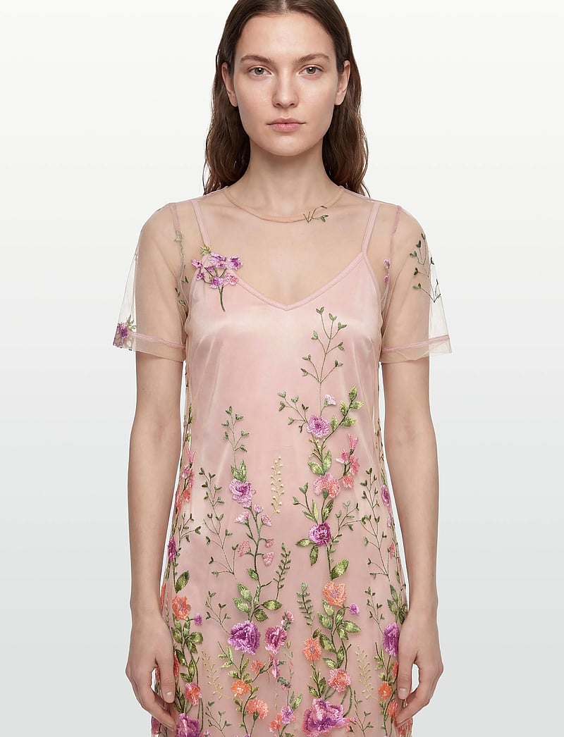 A-View - Fuschia midi dress - sommarklänningar - 180 green/purple - 3