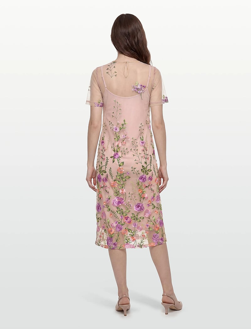 A-View - Fuschia midi dress - sommarklänningar - 180 green/purple - 4