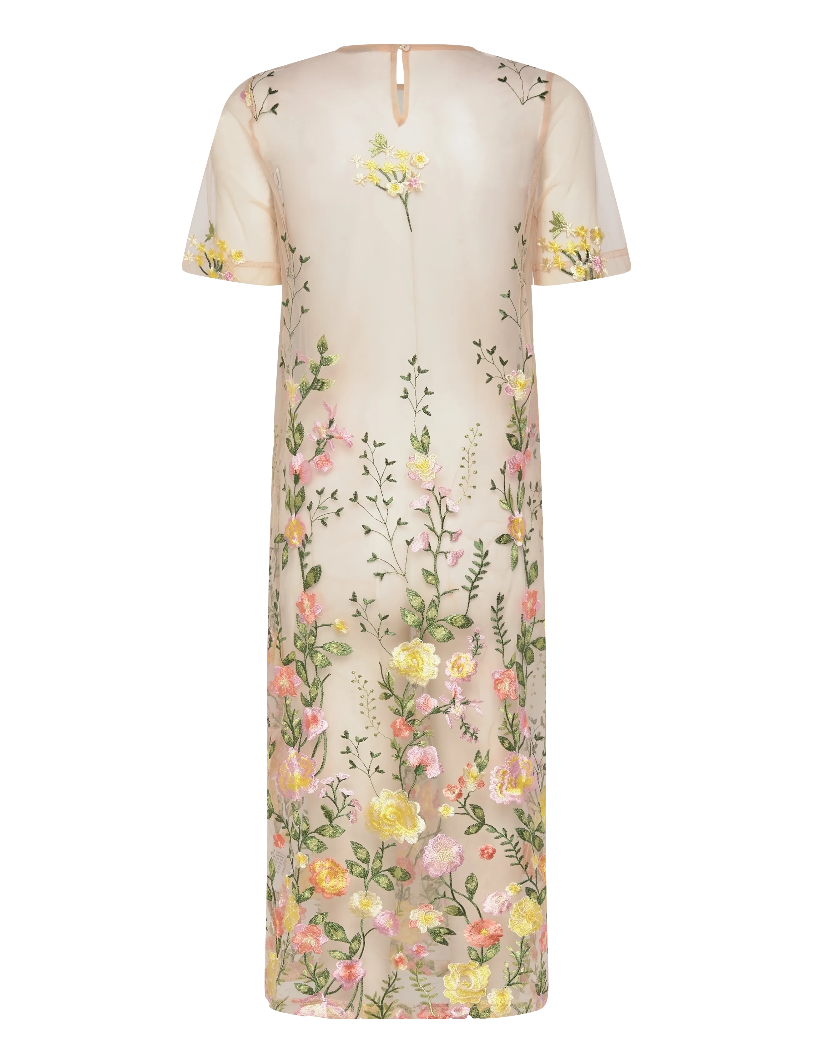 A-View - Fuschia midi dress - summer dresses - 201 sand/yellow - 1