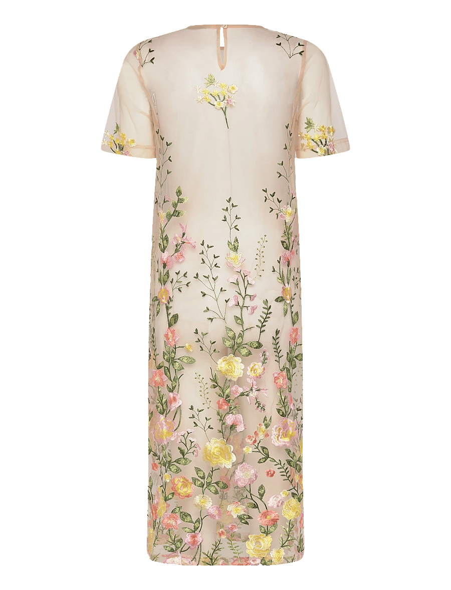 A-View - Fuschia midi dress - summer dresses - 201 sand/yellow - 1