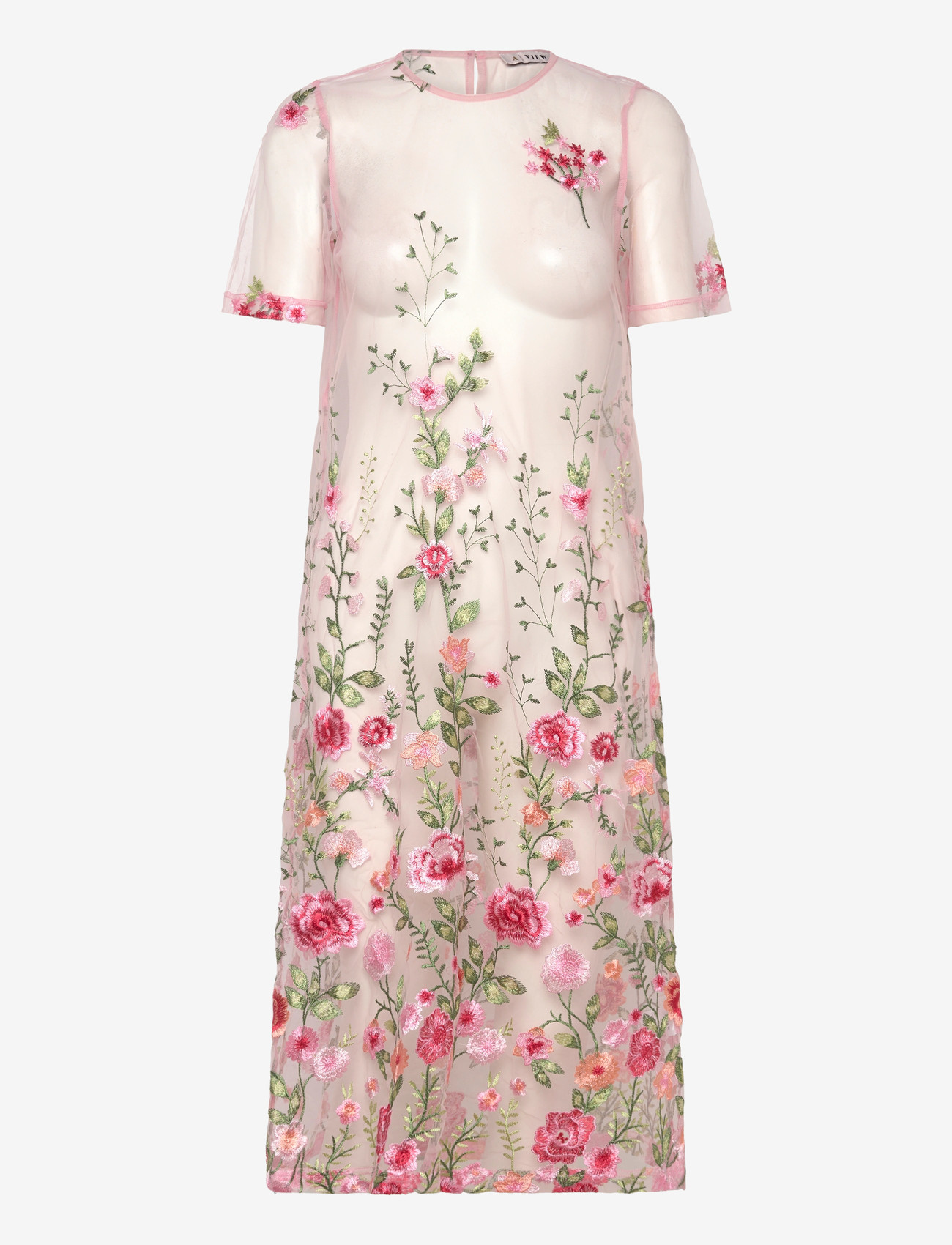 A-View - Fuschia midi dress - summer dresses - 255 rose/red - 0