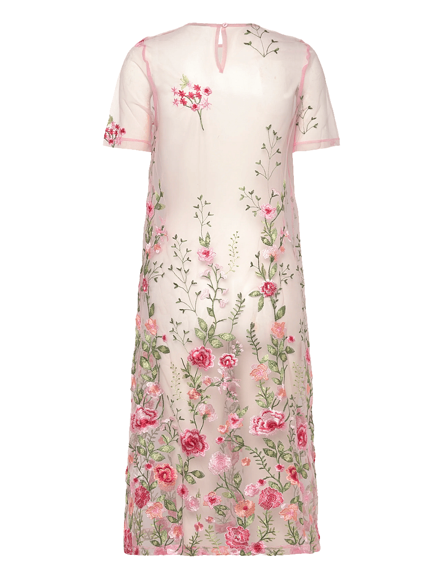 A-View - Fuschia midi dress - sommarklänningar - 255 rose/red - 2