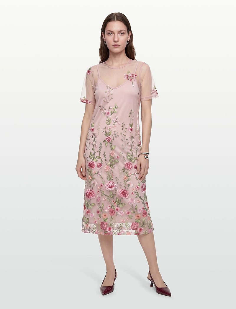 A-View - Fuschia midi dress - sommerkleider - 255 rose/red - 0