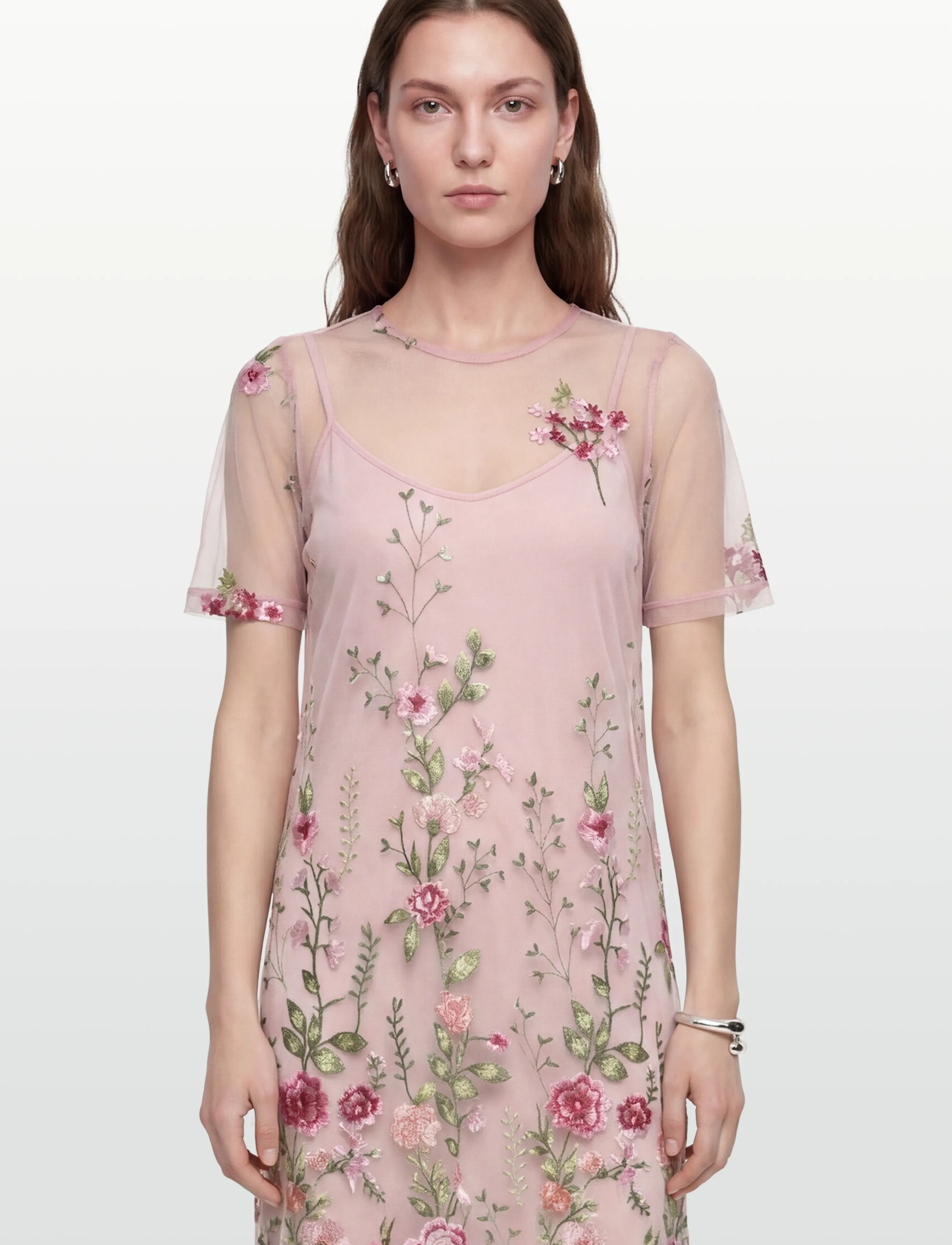 A-View - Fuschia midi dress - sommarklänningar - 255 rose/red - 3
