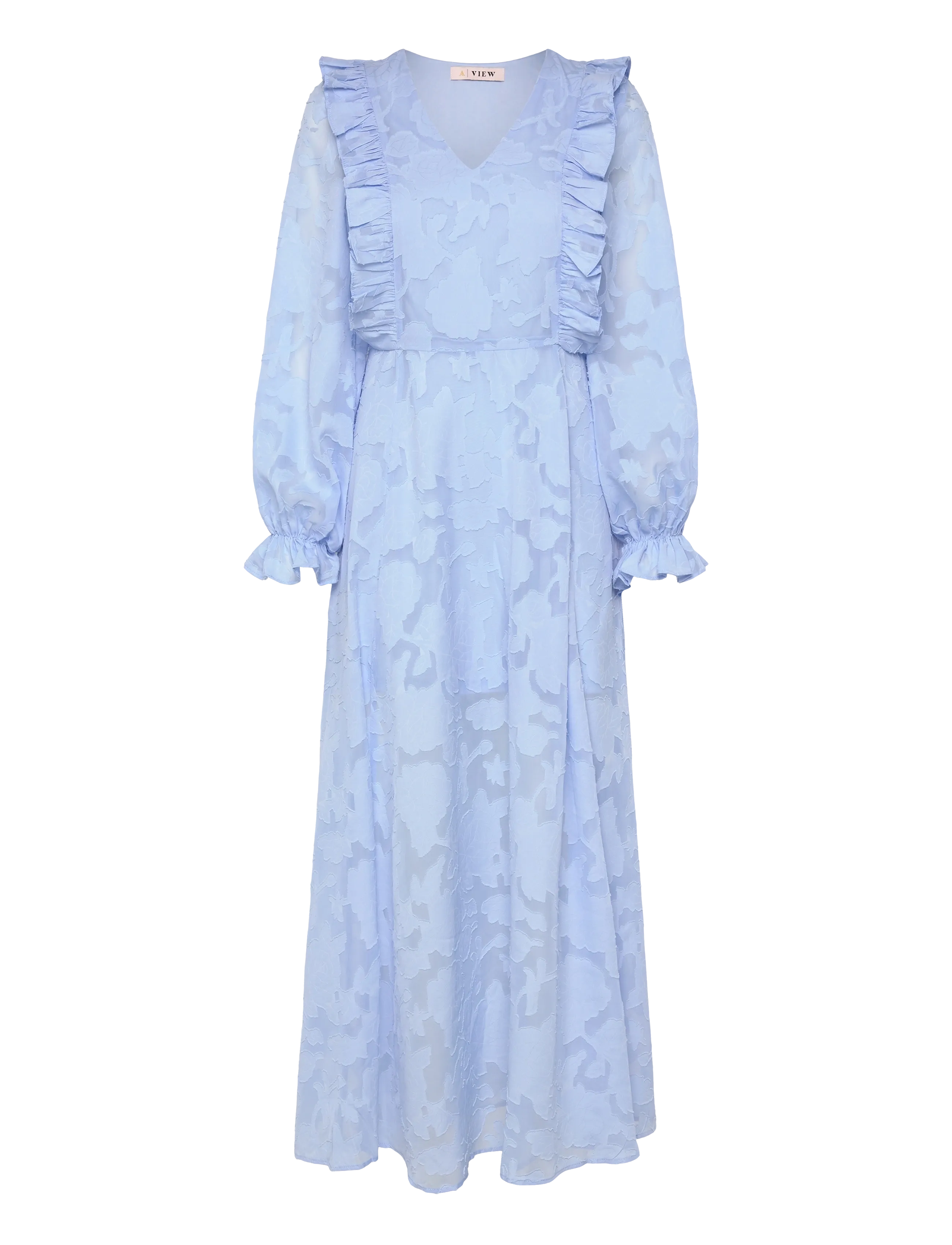 A-View Floretta maxi dress - Riided - 282 LIGHT BLUE / blue