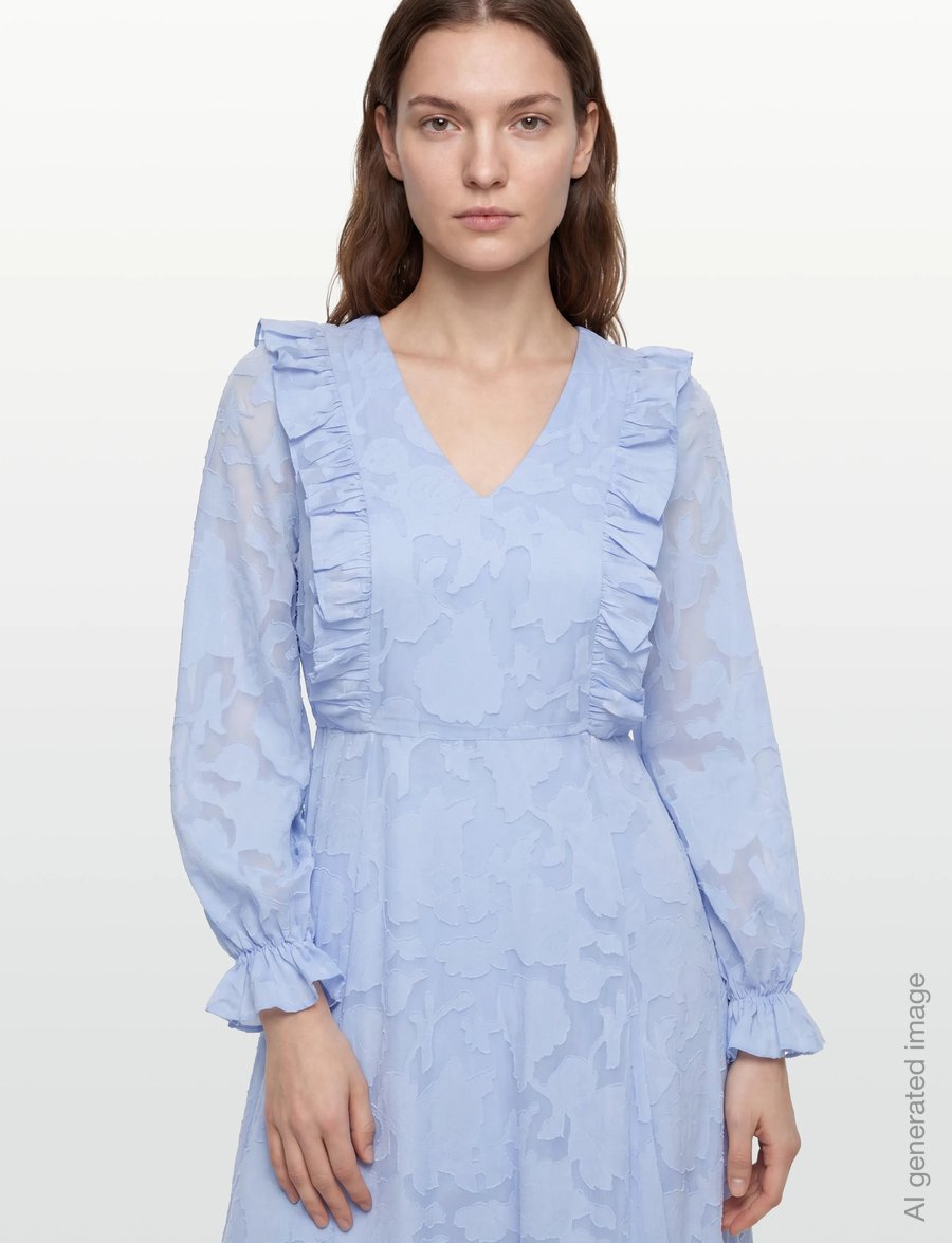 A-View - Floretta maxi dress - kesämekot - 282 light blue - 3