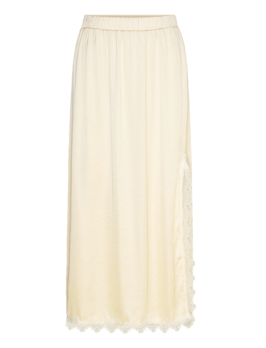A-View - Zoe skirt - satinröcke - pale yellow - 1