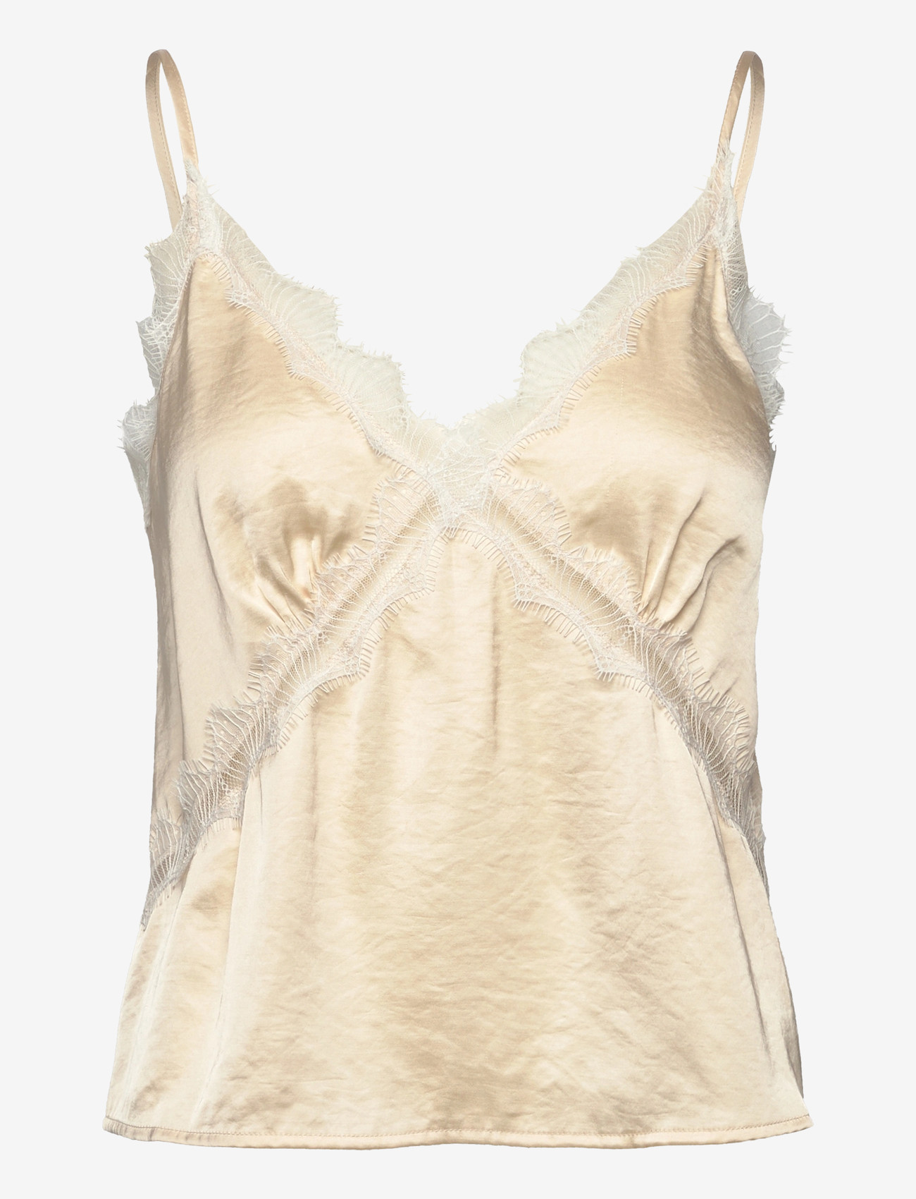 A-View - Zoe top - linnen - pale yellow - 0