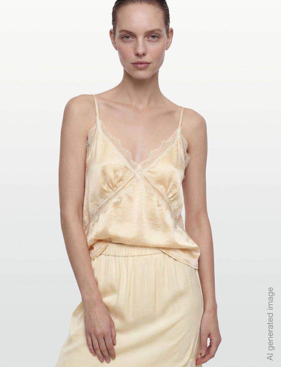 A-View - Zoe top - Ärmellose tops - pale yellow - 3
