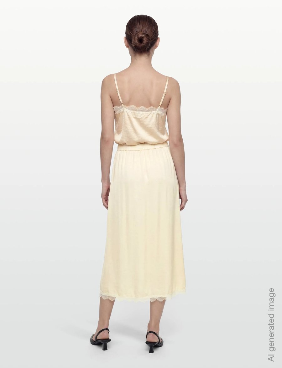 A-View - Zoe top - Ärmellose tops - pale yellow - 4