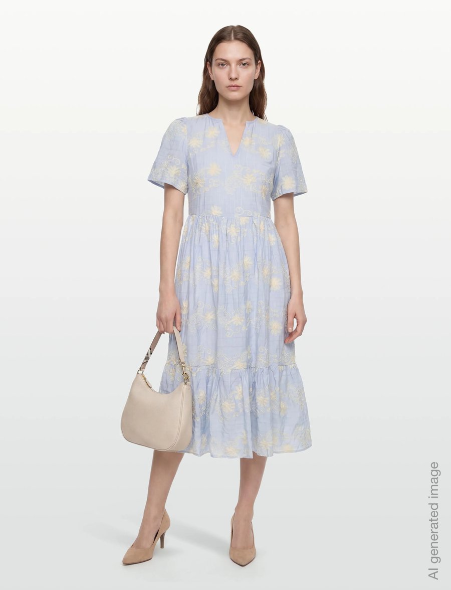 A-View - Daffodil dress - robes d'été - 282 light blue - 0
