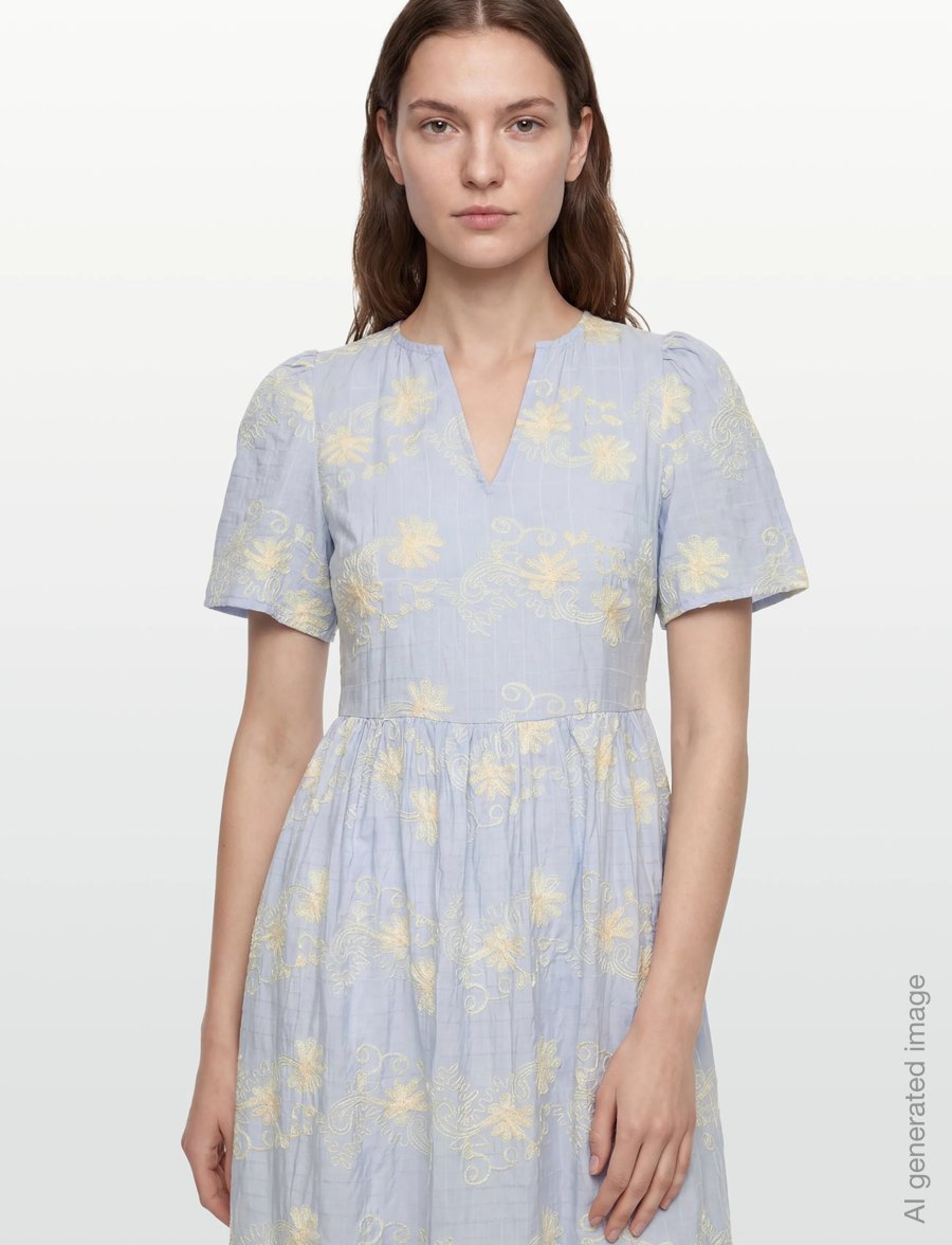 A-View - Daffodil dress - robes d'été - 282 light blue - 3