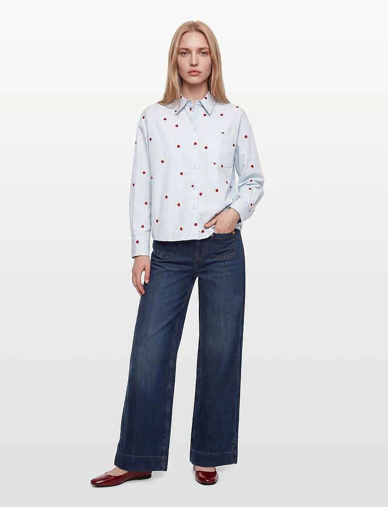 A-View - Monique shirt - pikkade varrukatega särgid - light blue - 0
