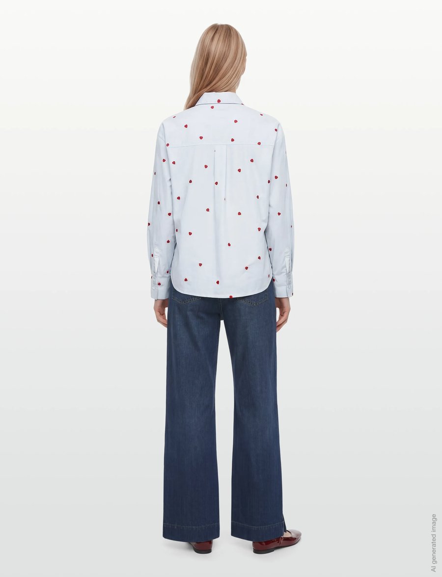 A-View - Monique shirt - marškiniai ilgomis rankovėmis - light blue - 4