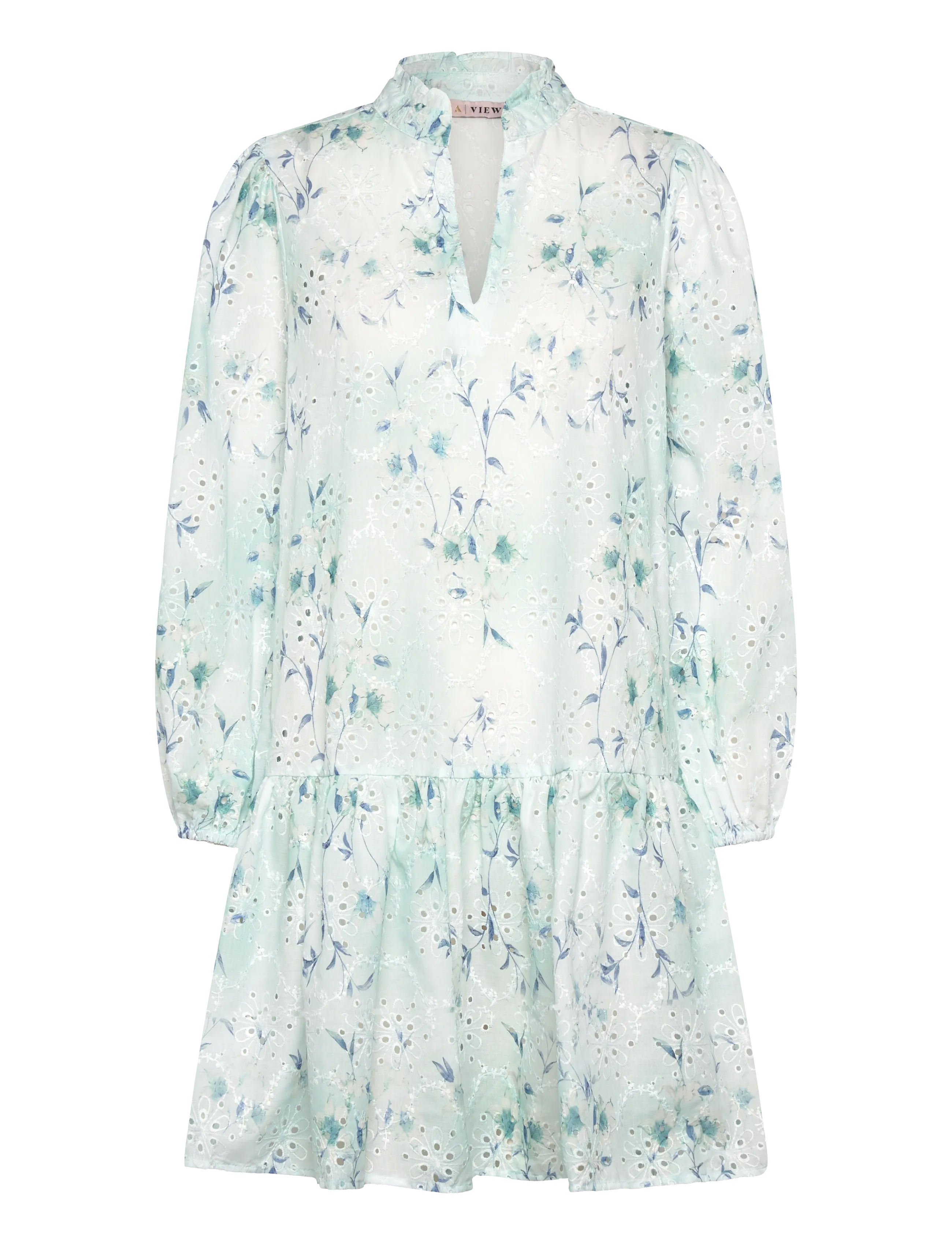 A-View Grete dress - A-View - 091 BLUE/WHITE / blue