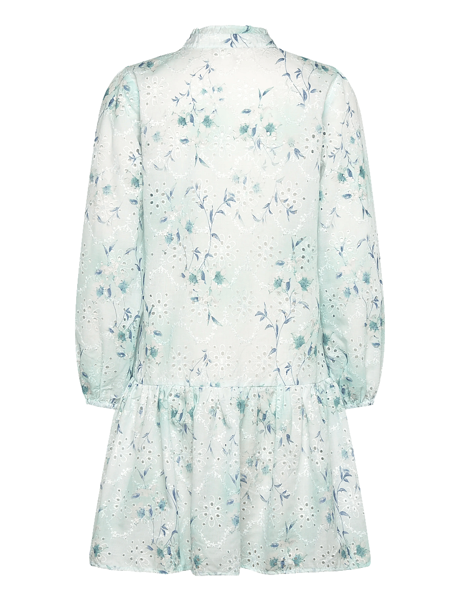A-View - Grete dress - sommerkleider - 091 blue/white - 2