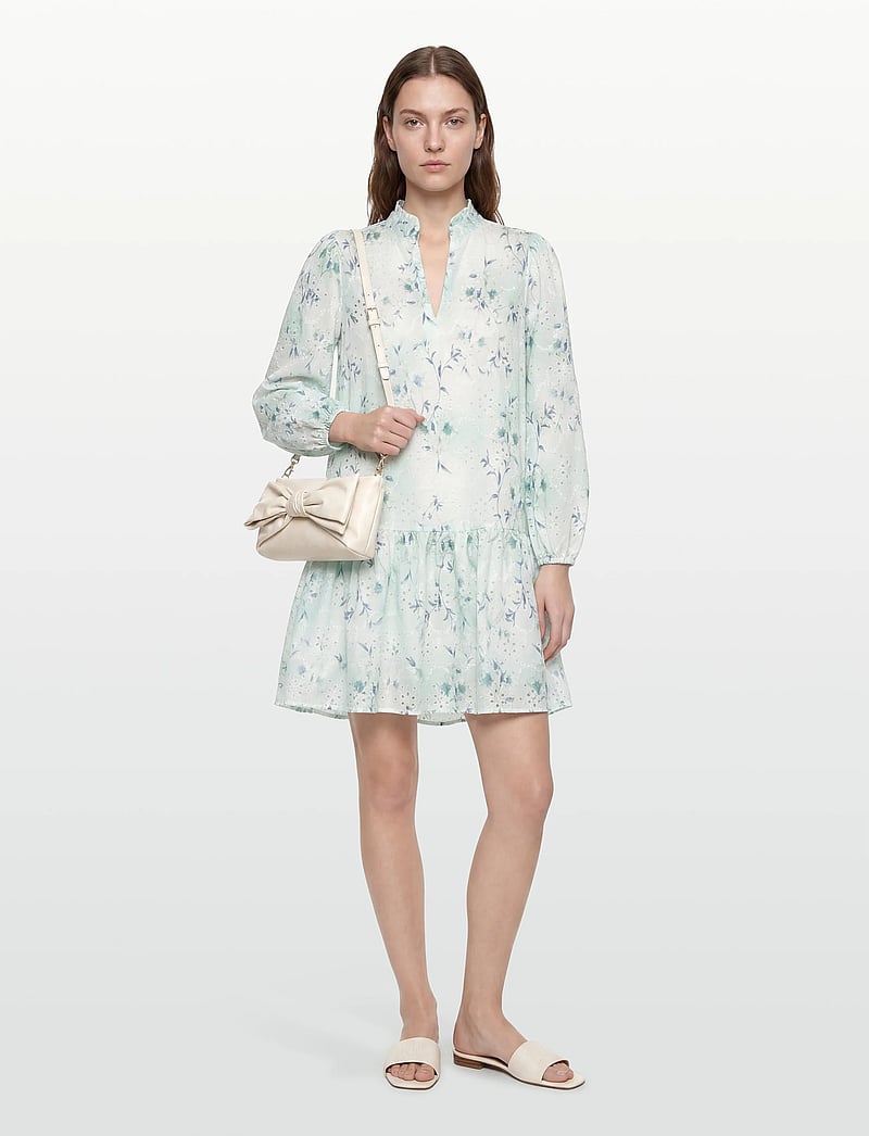 A-View - Grete dress - sommerkleider - 091 blue/white - 0