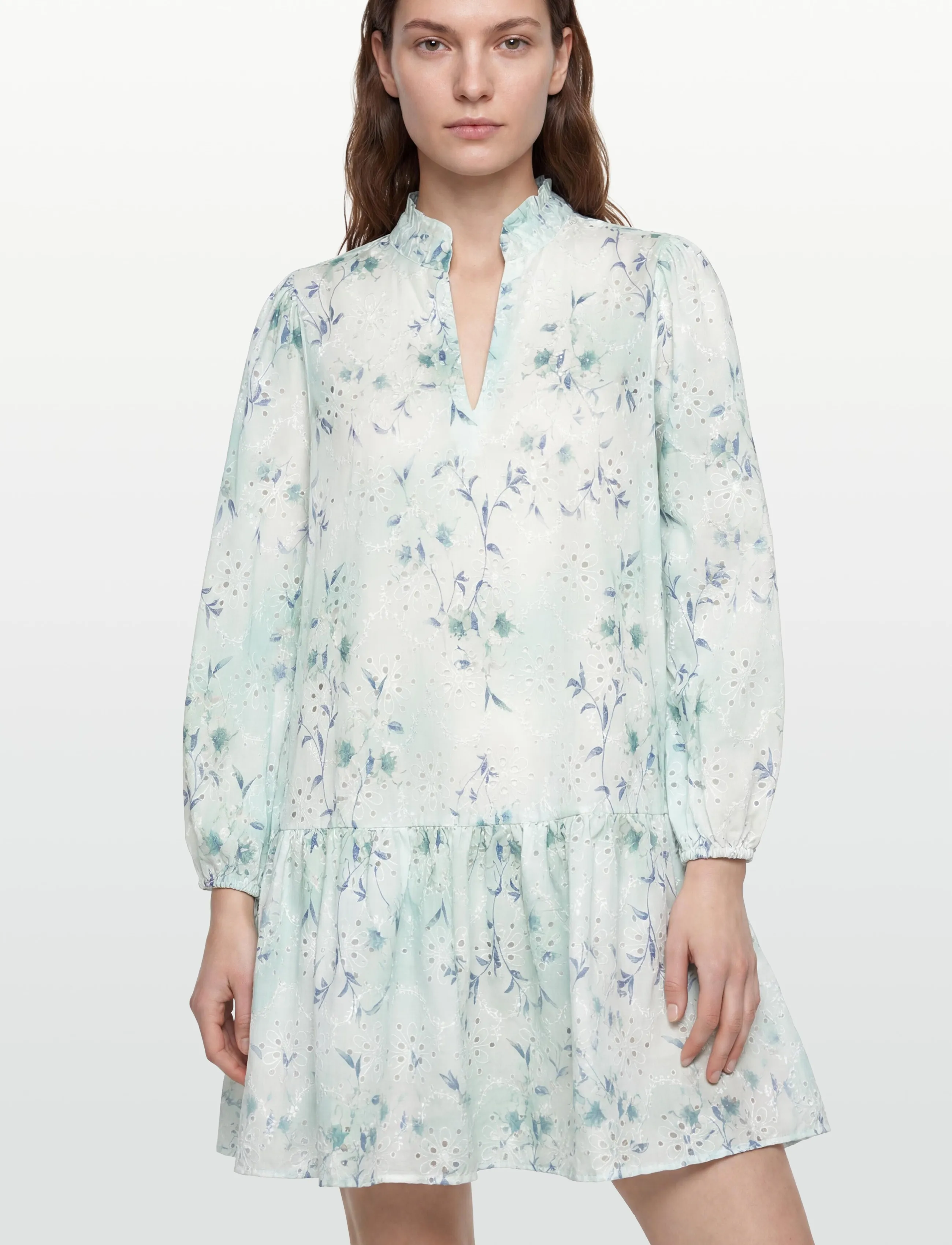 A-View - Grete dress - korte kjoler - 091 blue/white - 3