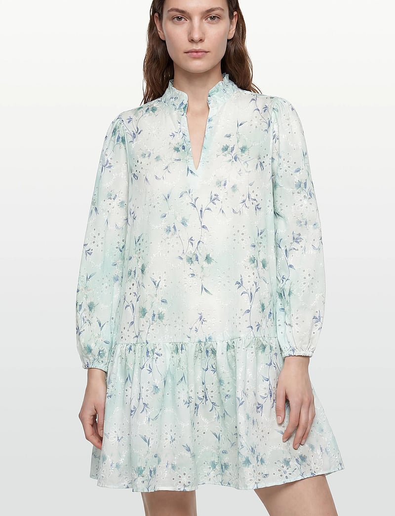 A-View - Grete dress - sommerkleider - 091 blue/white - 3